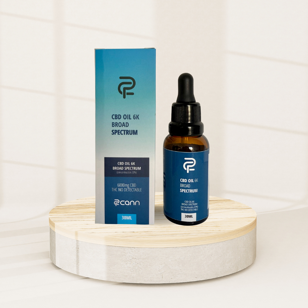 Aceite con Cannabidiol CBD 6K Broad Spectrum